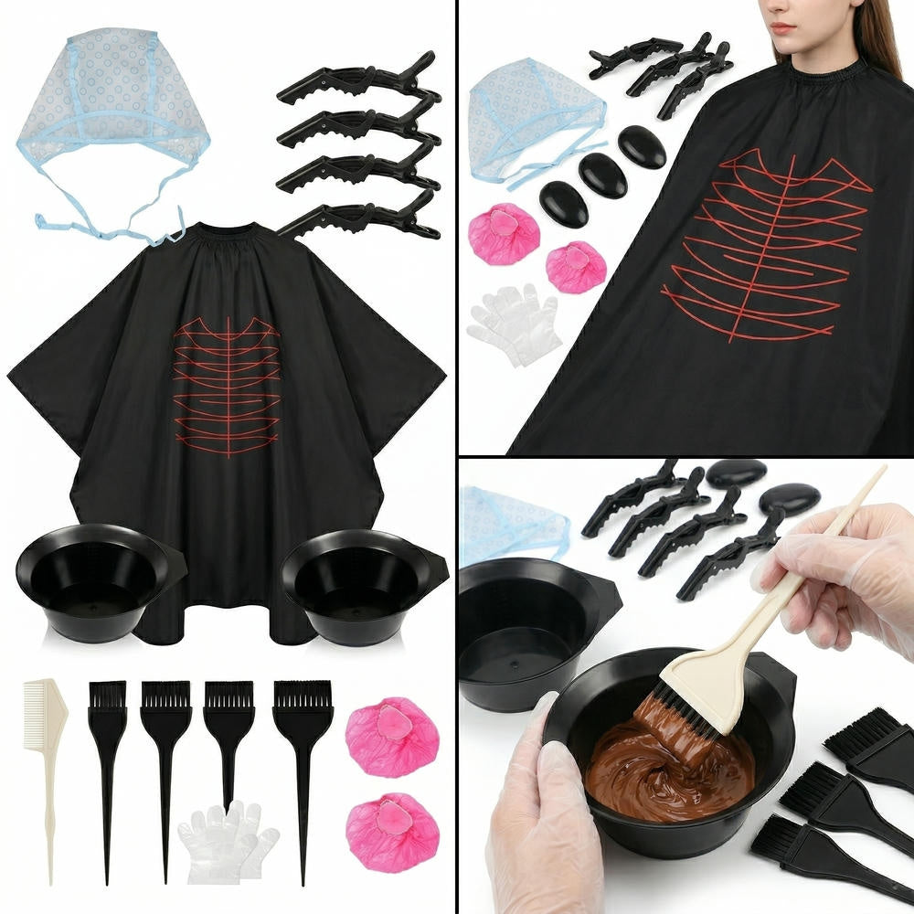 Kit de teinture des cheveux avec bouchon en surbrillance – Comprend toutes les fournitures dont vous avez besoin pour la couleur créative