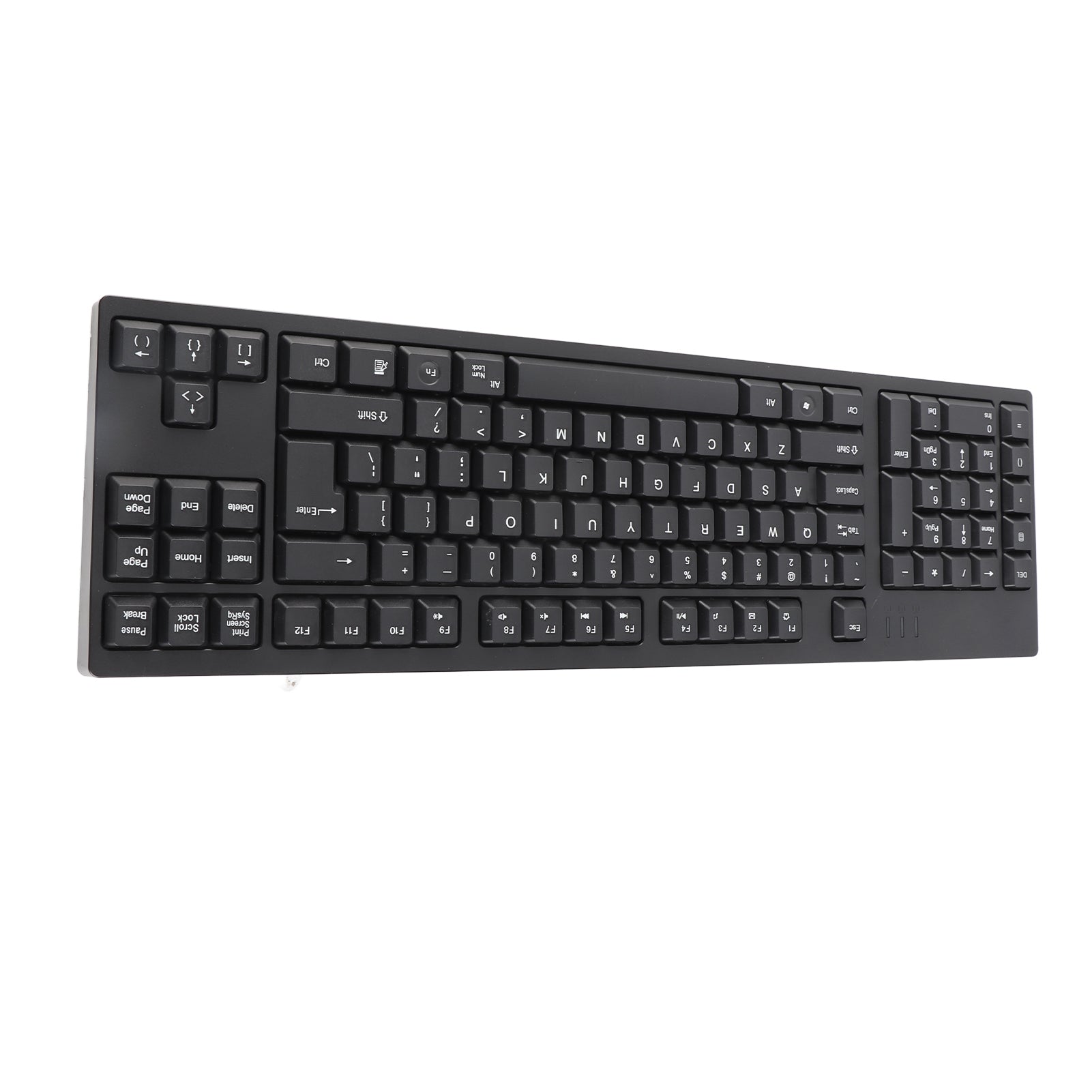 Clavier main gauche Ergonomic Full Size Dual USB Interface 109 clés Clavier pour ordinateur