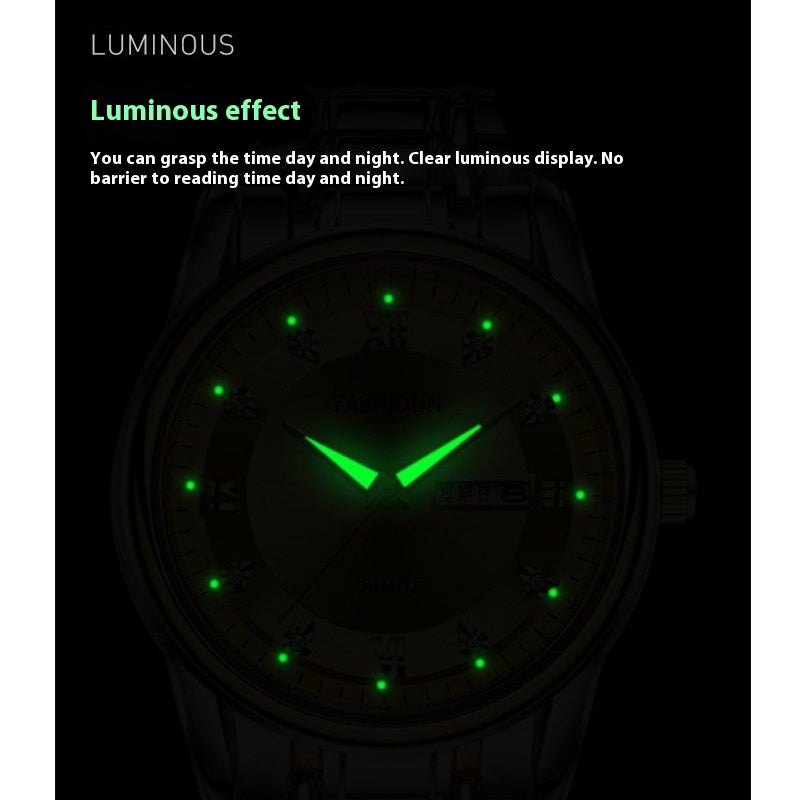 Large Digital Waterproof Quartz Digital Men's Watch