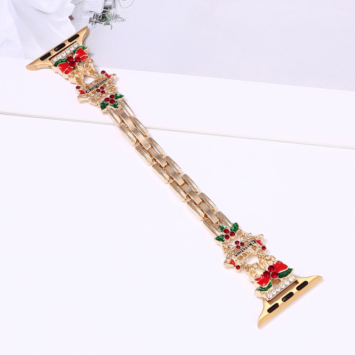 Bracelet de montre Decor de fête de Noël compatible avec les montres