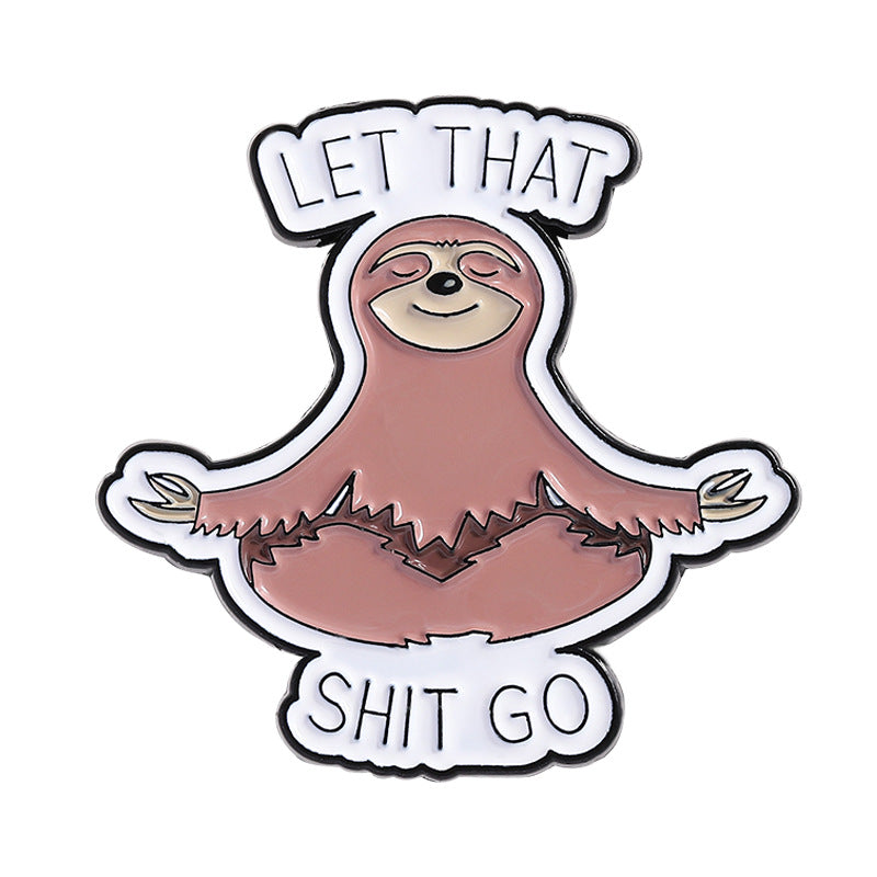 Brooches métalliques mignonnes et quirky avec une souris cartoon créative et d'autres animaux ludiques