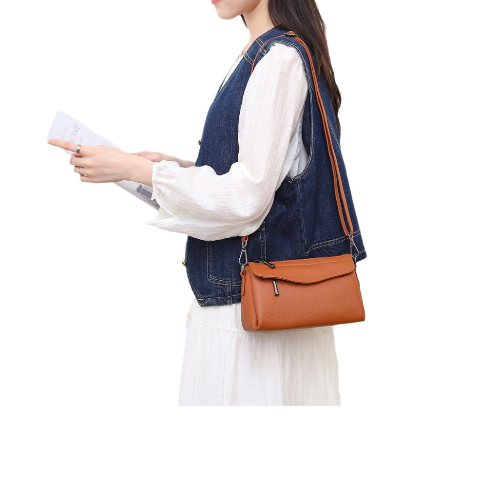 Femmes Véritable sac en cuir plein grain