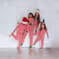 Femmes Noël Parent-enfant costume stripe Imprimer Casual