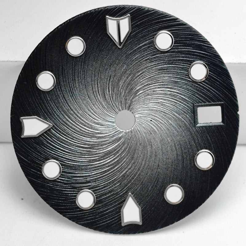 285mm Accessoire cadran de montre lumineuse à texture graduée