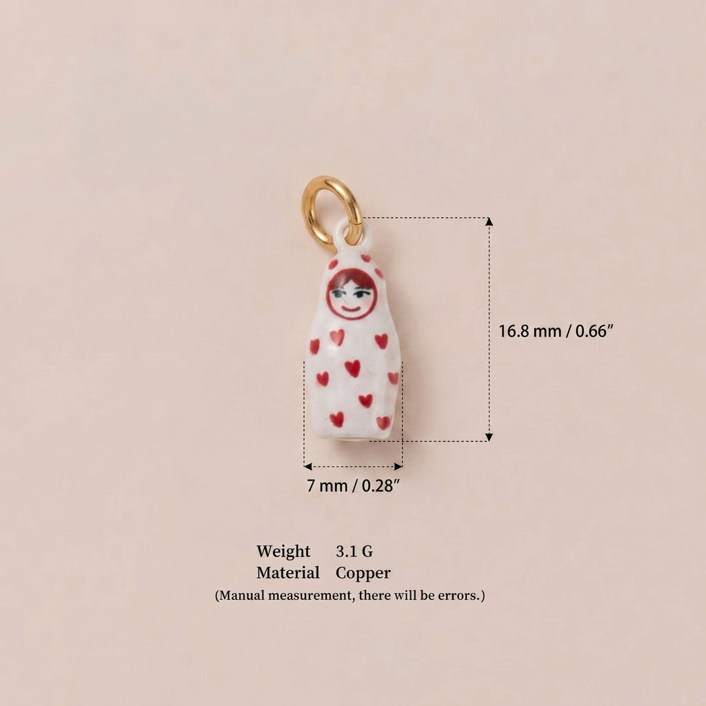 European and American-style Little Doll Pendentif mignon et polyvalent