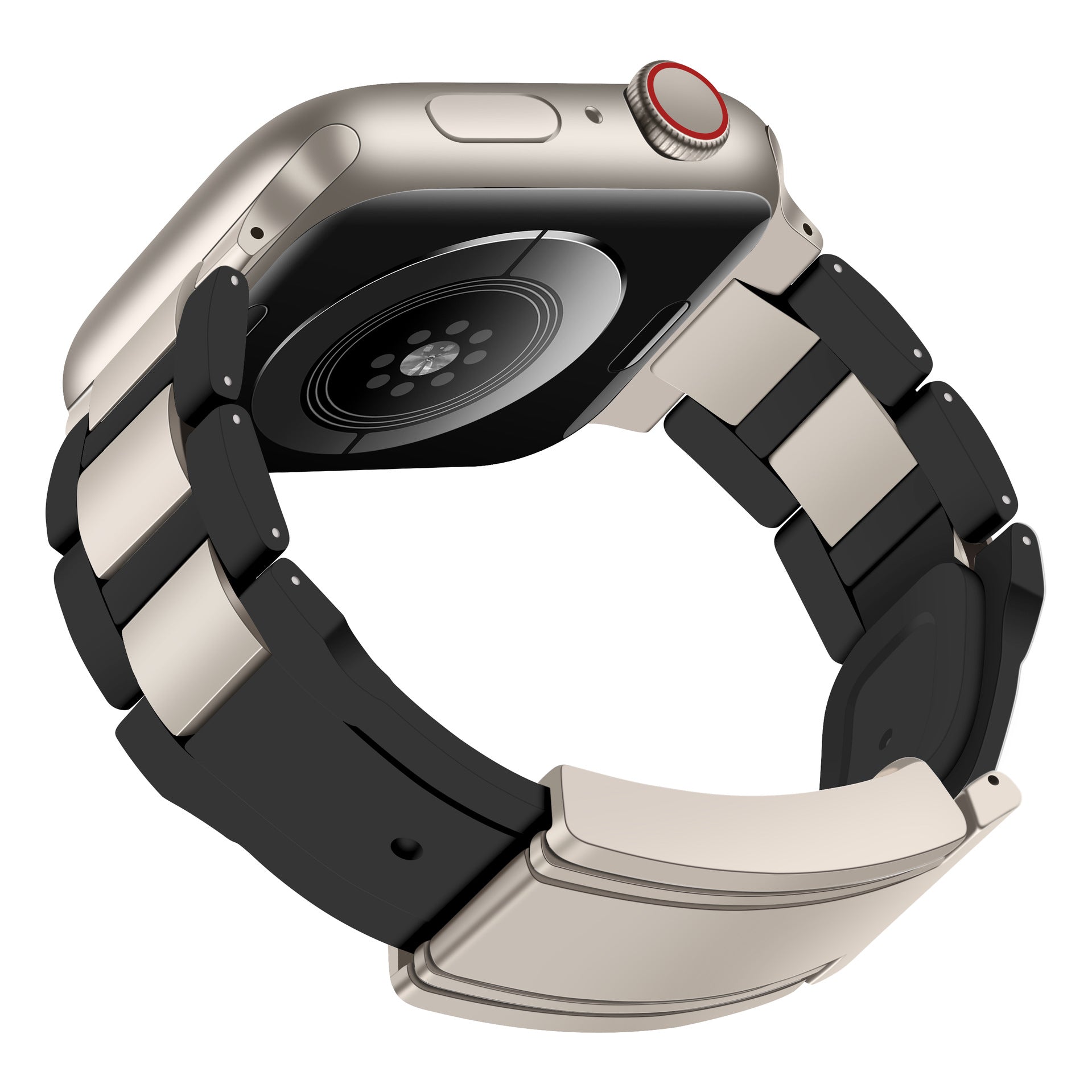 Bracelet de montre en acier inoxydable en forme de T