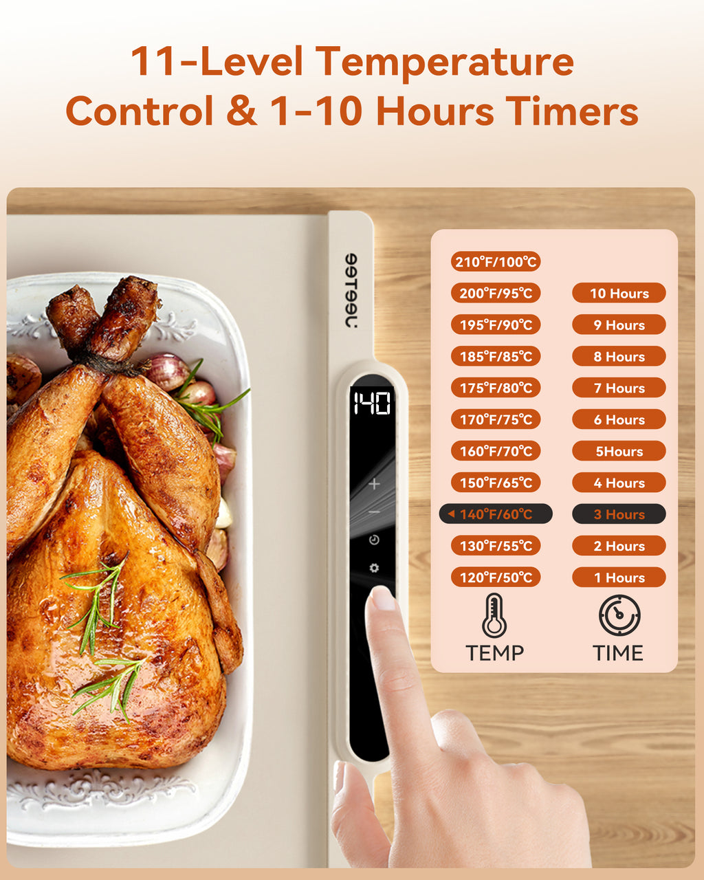 Plaque de chauffage pour aliments en silicone