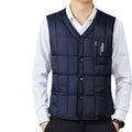 Vest Wistcoat Thermal Liner Dad-style Plus-size Vest