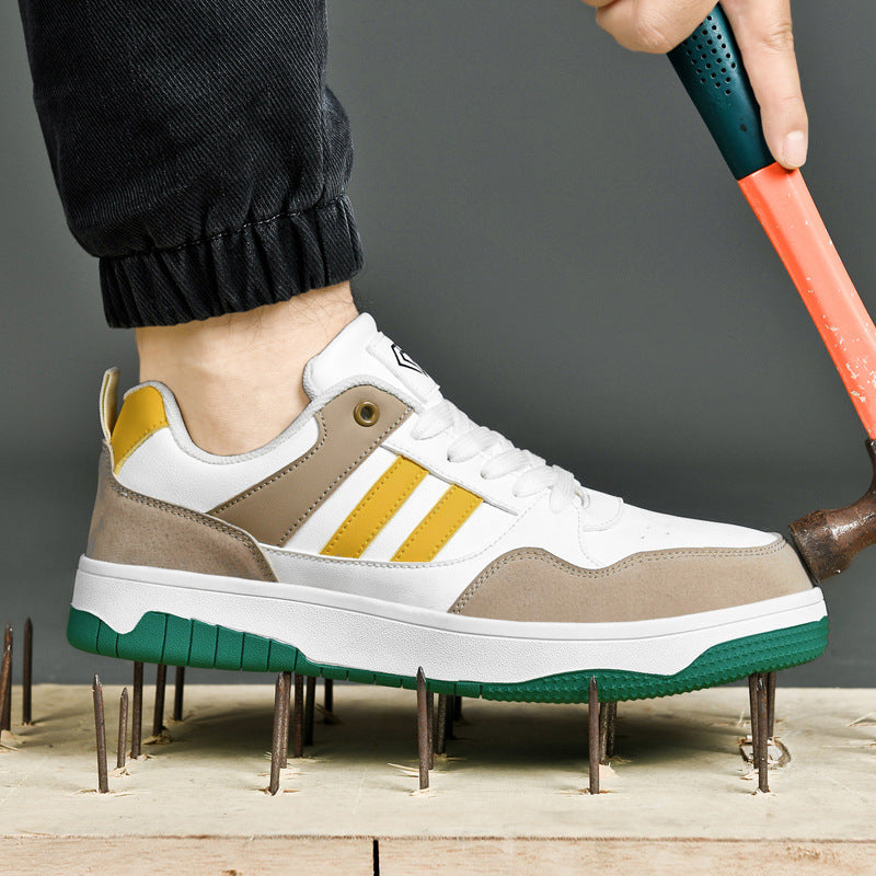 Summer Respirant léger anti-smashing et anti-pénétration Chaussures de travail Hommes