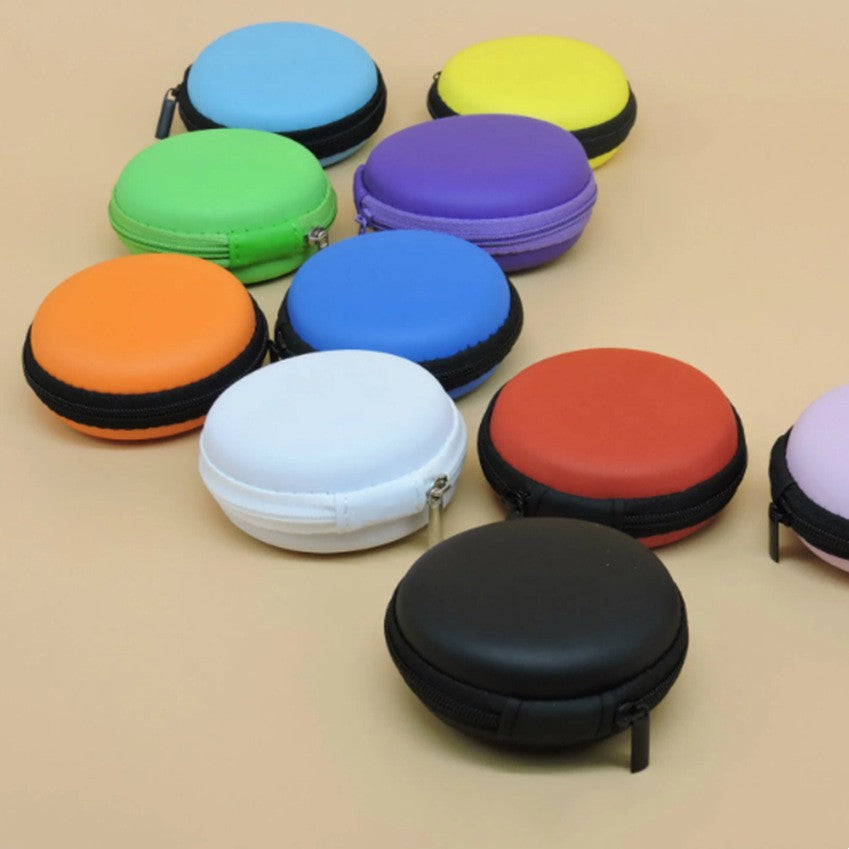 Boîte de rangement pratique et fashionable pour téléphone d'oreille PU