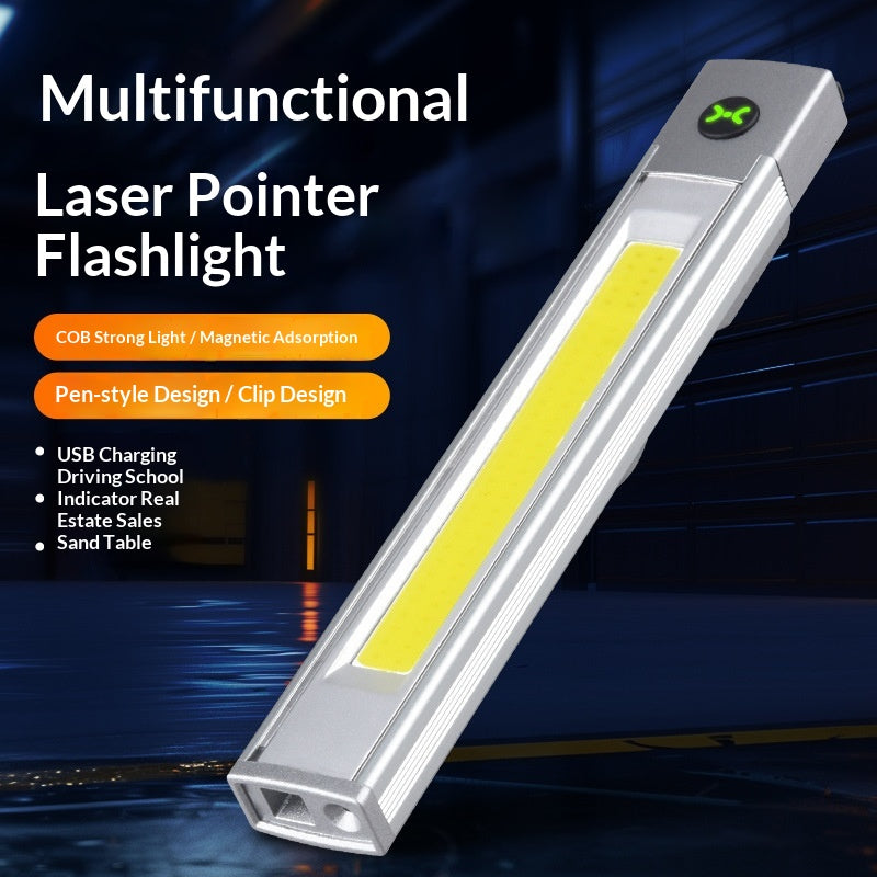 Lampe de poche laser magnétique multifonctionnelle puissante