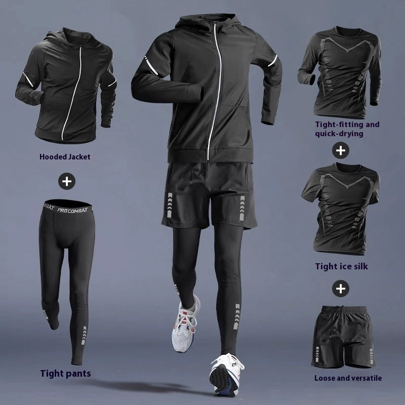 Vêtements de gymnastique en plein air T-shirt d'entraînement T-shirt Tight Long Sleeve