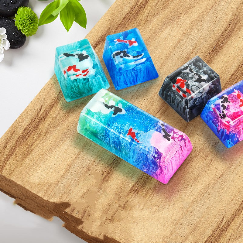 Captures de clés en résine Koi pour interrupteur Cherry Mx