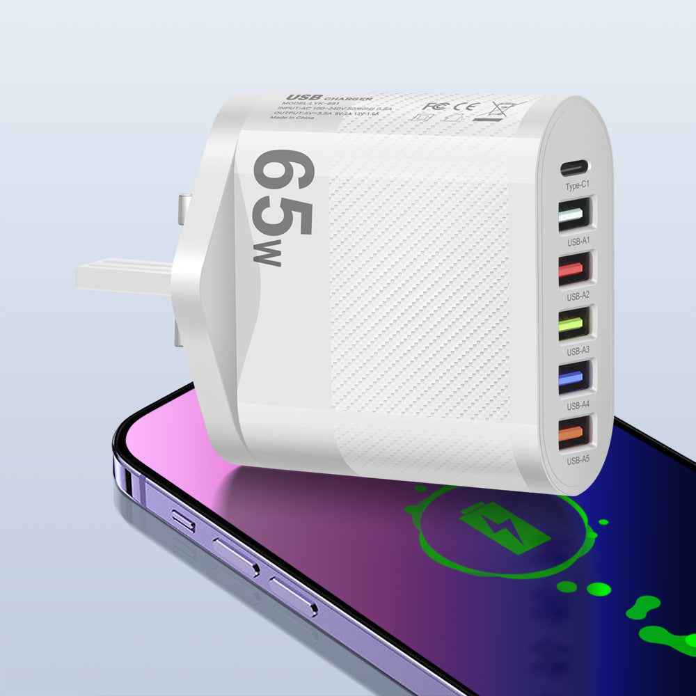 Type-c Prise de recharge multi-interface pour téléphone portable