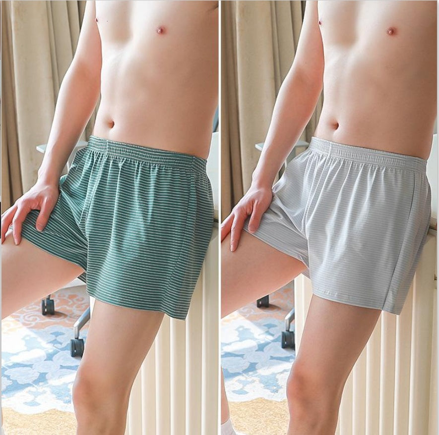 Sous-vêtements pour hommes Pantalon d'été sous-vêtements d'Arrow en coton encollé Boxer rayé Pantalon