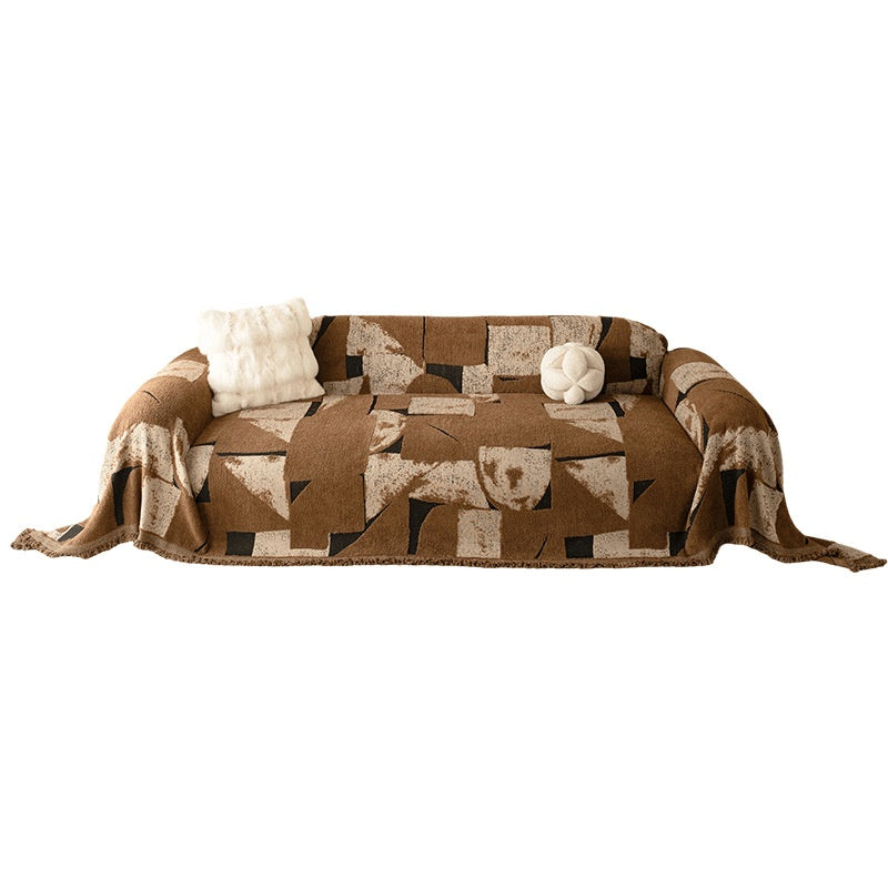 Demi-plush poids lourd Automnehiver Couverture entièrement antidérapante