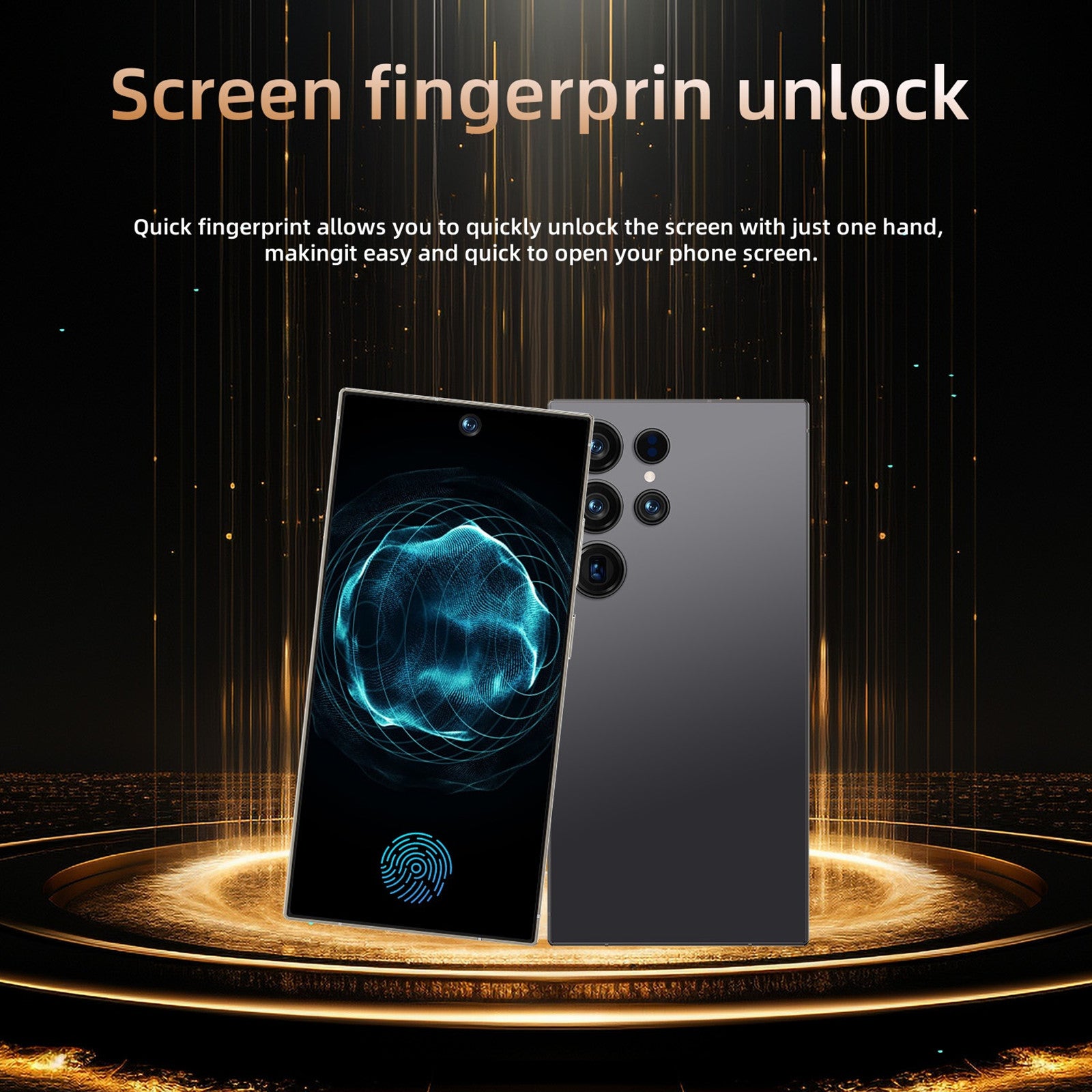 C25 Smartphone de téléphone non verrouillé 8 Go 256 Go Android14.0 6800mAh 6.8inch 5G