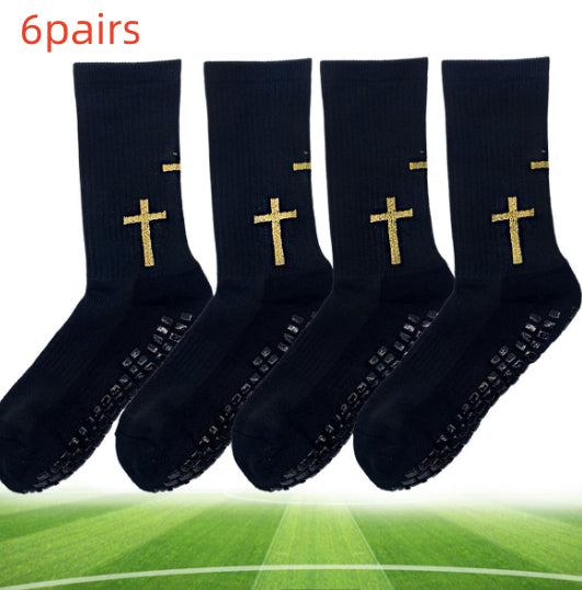 Chaussettes de football classique haute couleur solide