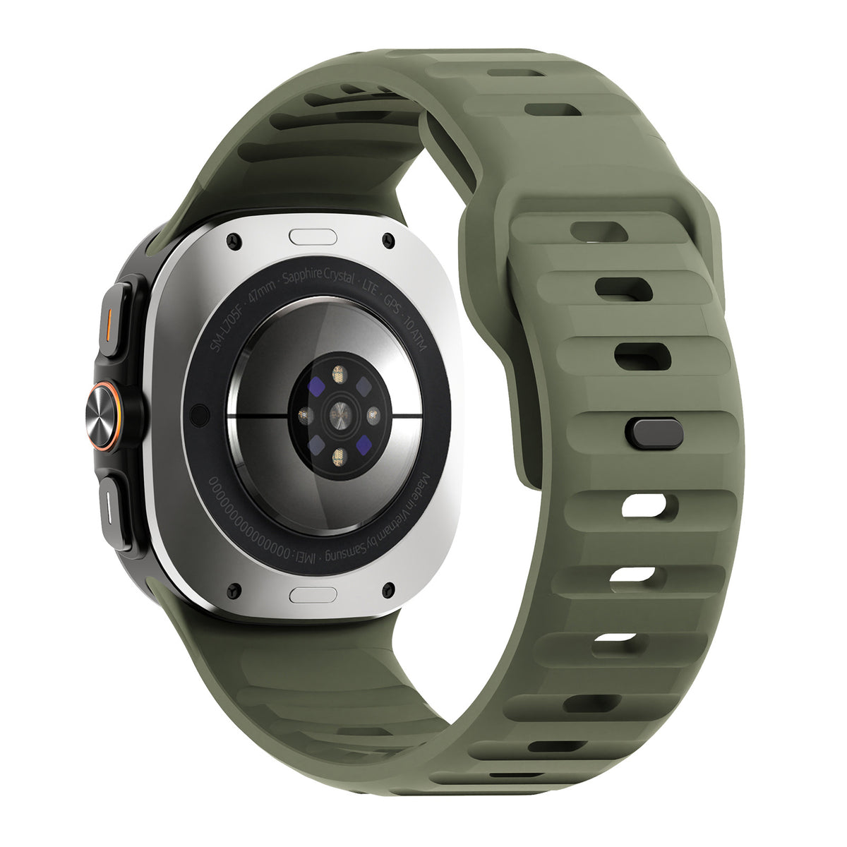 Montres applicables Ultra Wave boucle inverse Silicone 47mm