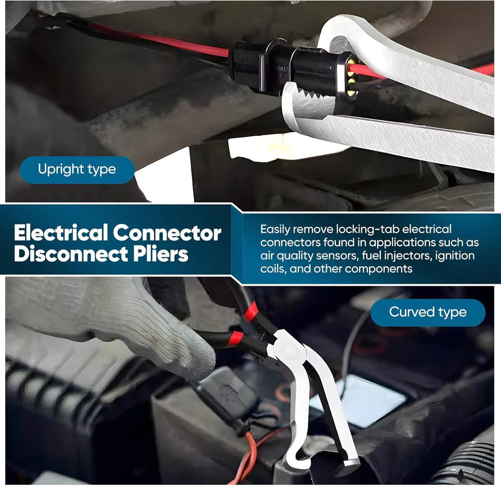 3x Connecteur électrique Déconnecter pinces pour voitures Automotive Plug Removal Tool