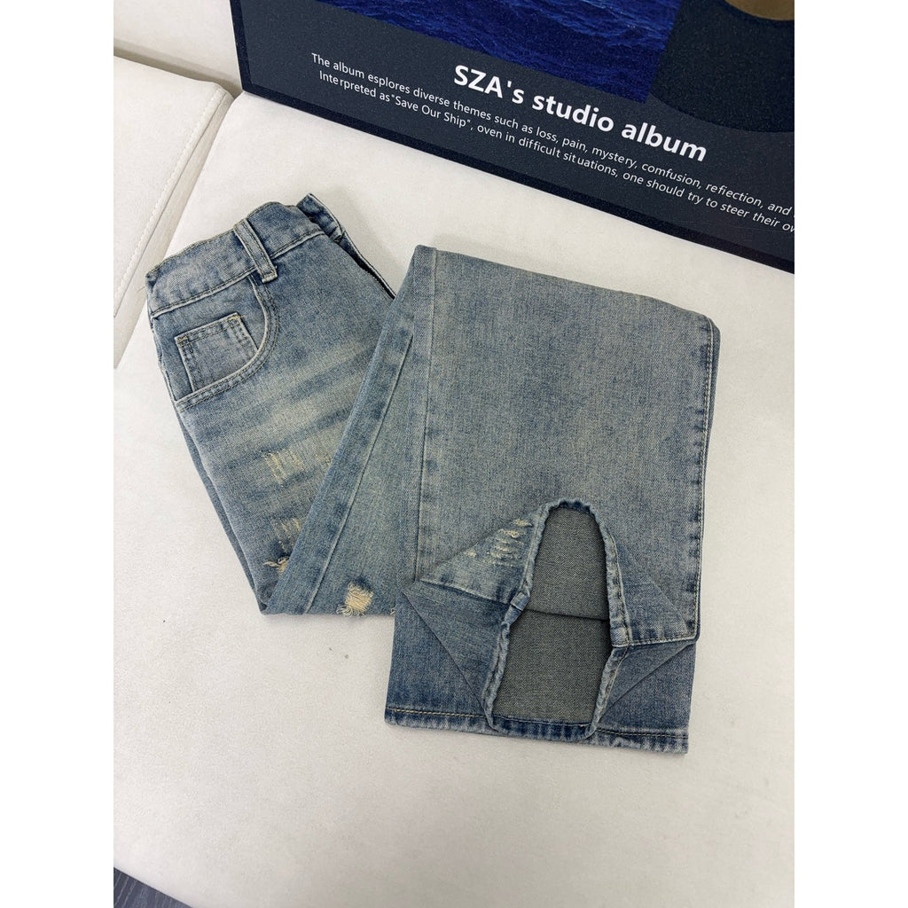 Men's American Style Straight Leg Jeans