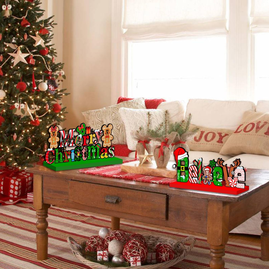 4pcs Mouse Décorations de Noël