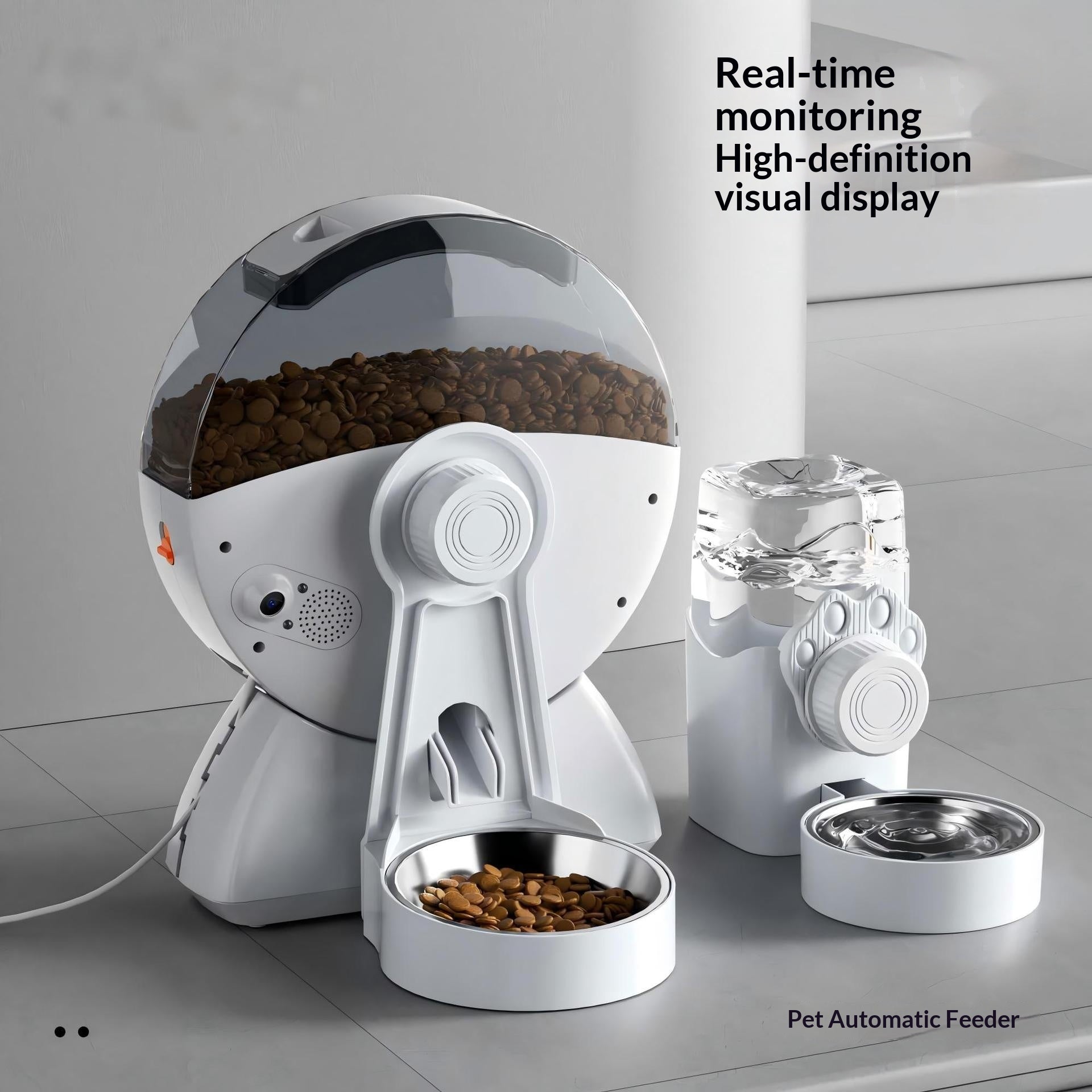 Pet Smart Feeder avec appareil d'alimentation automatique caméra HD