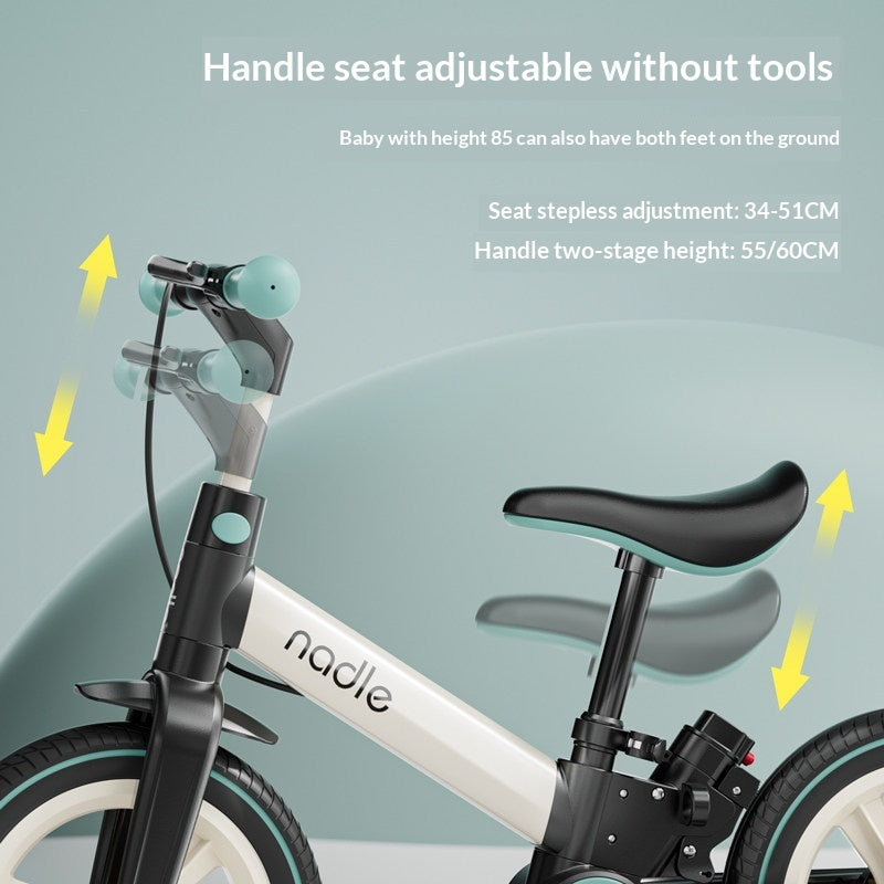Vélo pliable multifonctionnel 2-en-1
