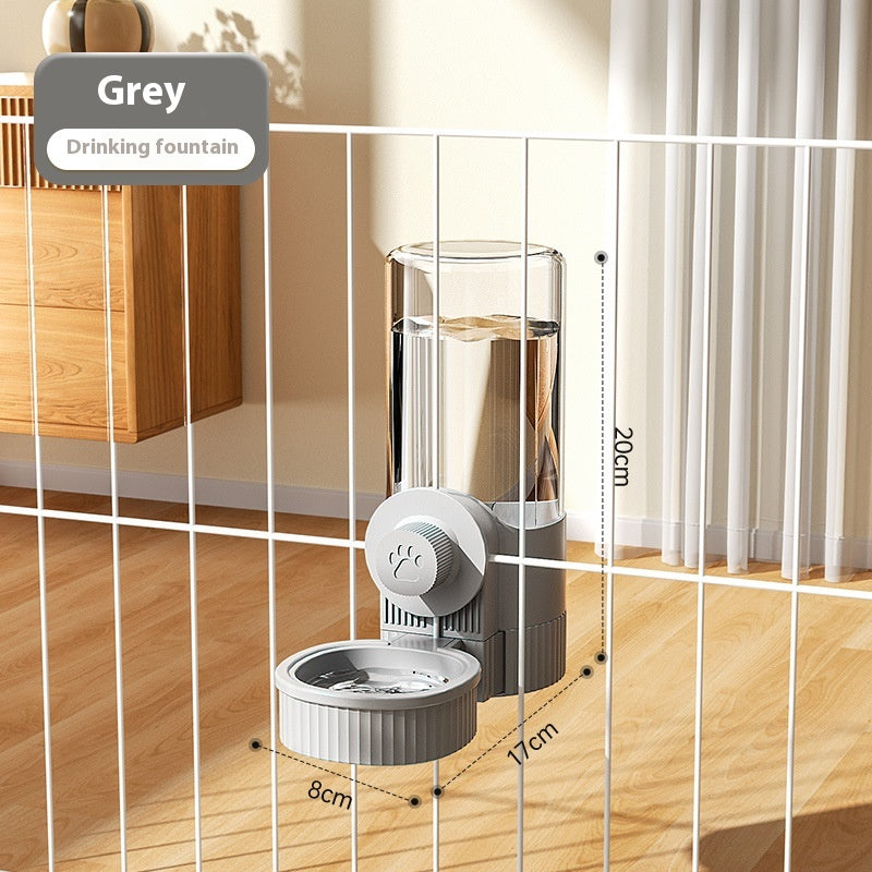 Suspension Cage Dog Basin Cat Bowl Automatic Pet Feeder