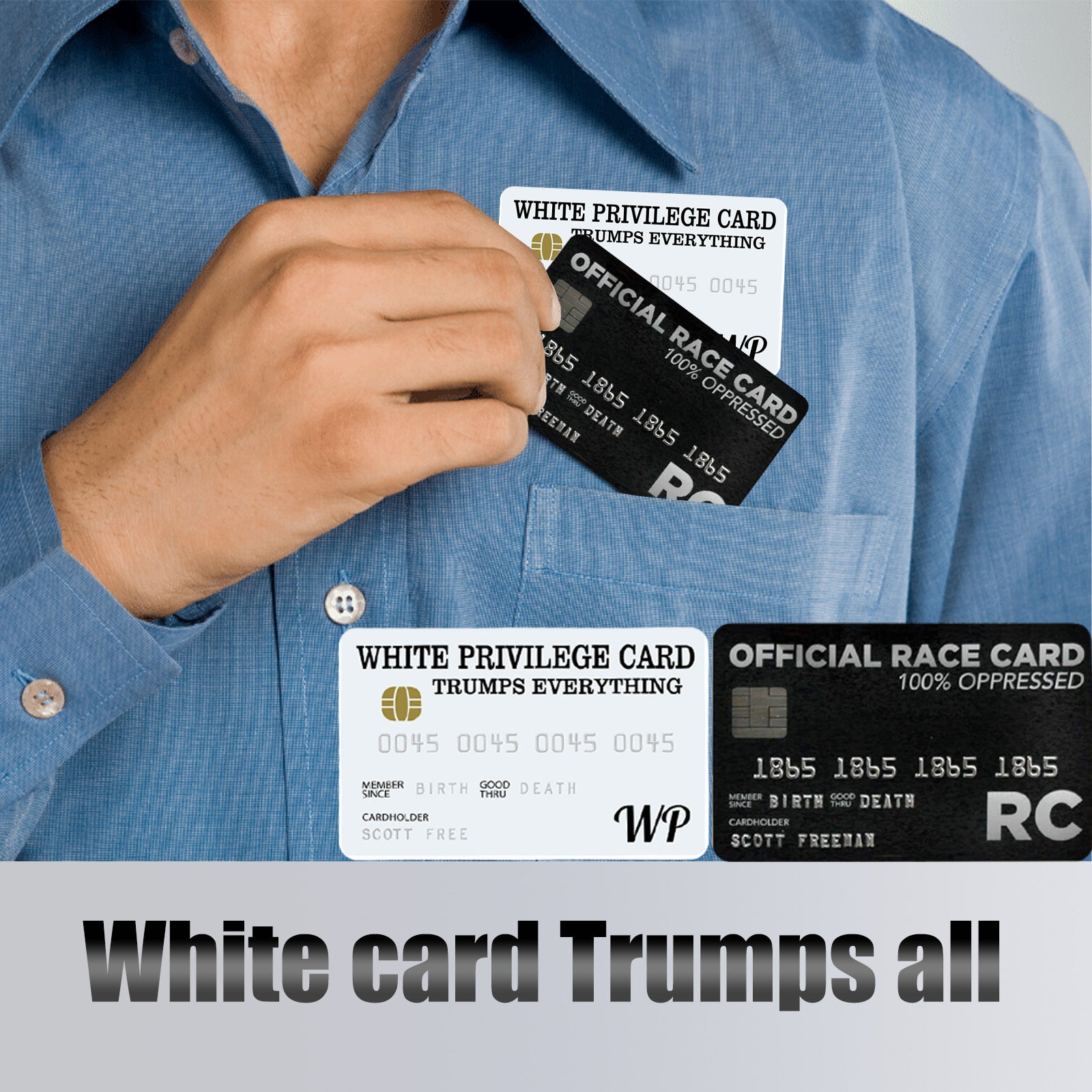 Carte de crédit Privilège Blanc Trumps Tout