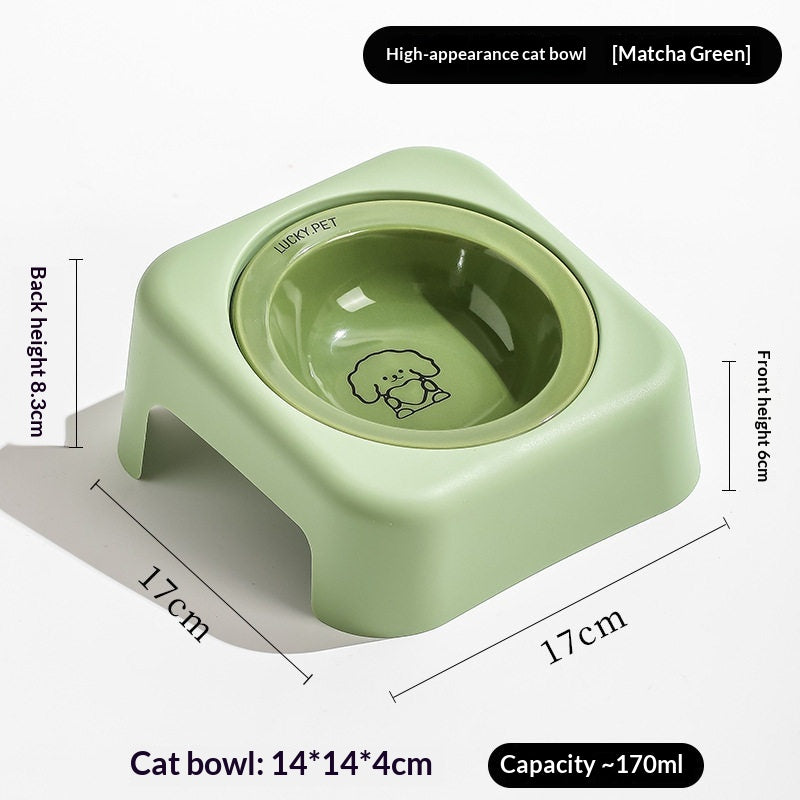Creative Cartoon Flying Saucer Stick with Stand Bowl