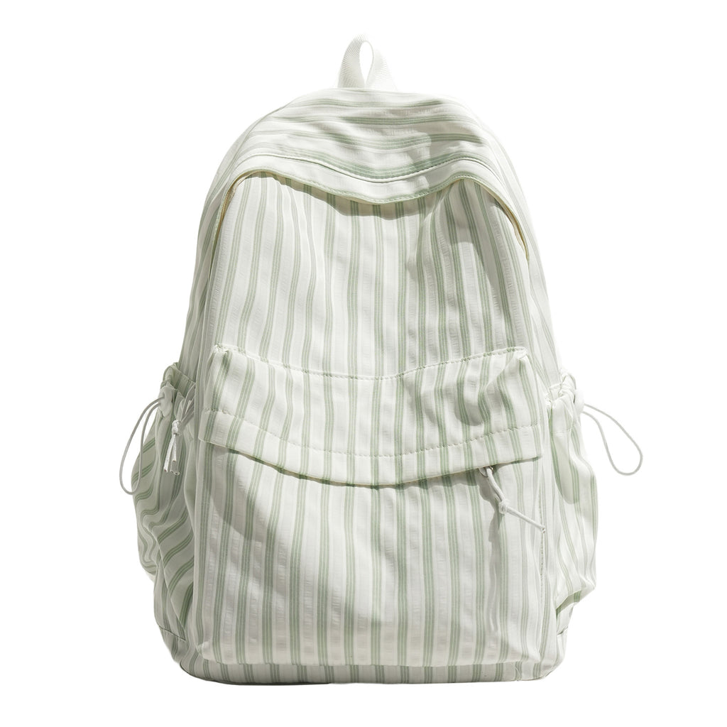 Preppy-style Casual Tote de toile rayée pour les femmes