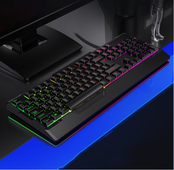 Clavier et souris en deux parties