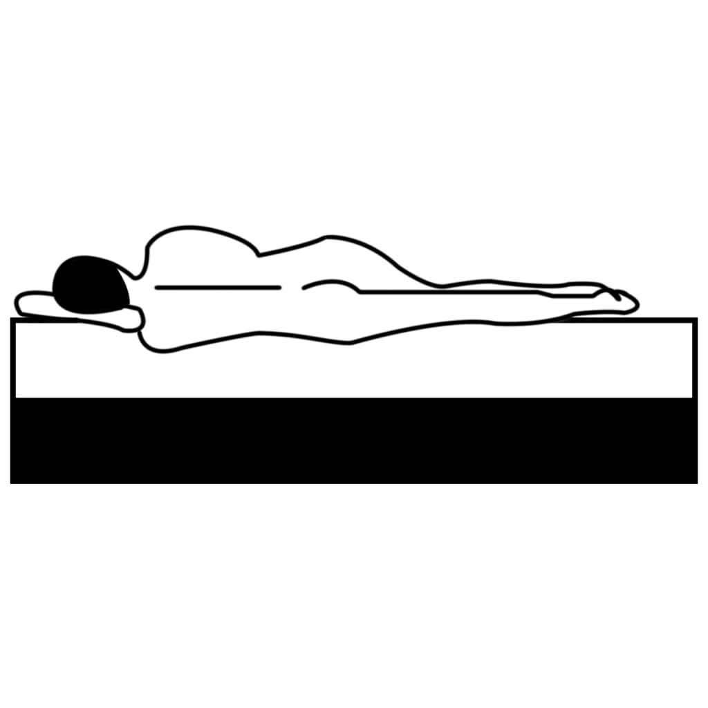 Matelas Topper Mousse froide Profilé d'oeuf 6 cm Matelas Topper
