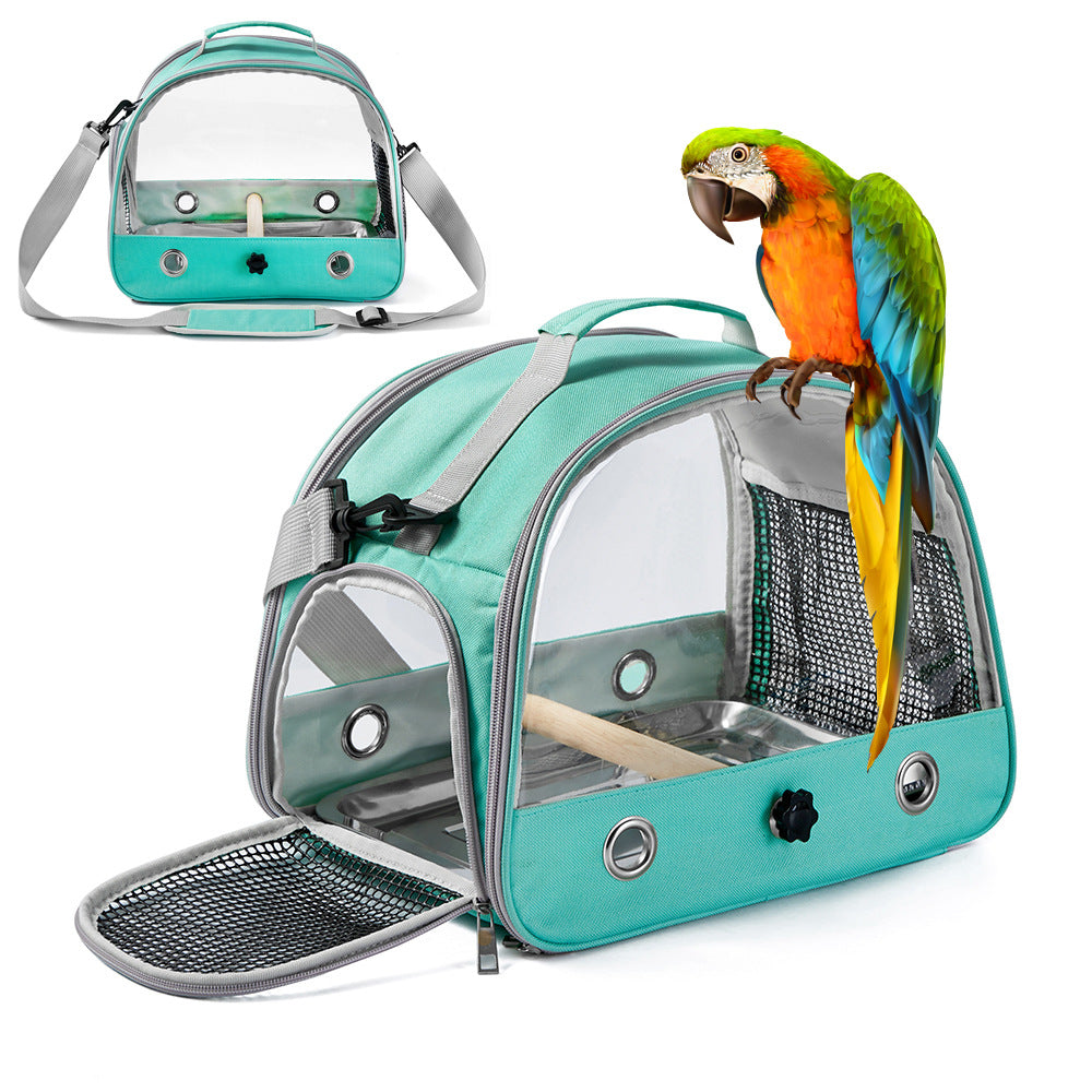 Porte-oiseaux Portable Petit sac d'animaux de compagnie Cage pliant