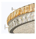 Lumière de plafond en cristal LED luxury