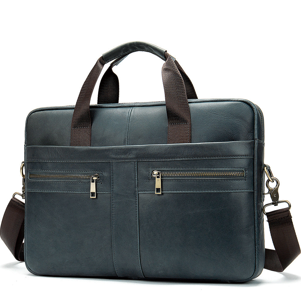 Porte-monnaie en cuir pour hommes Sac pour hommes de première couche Portable