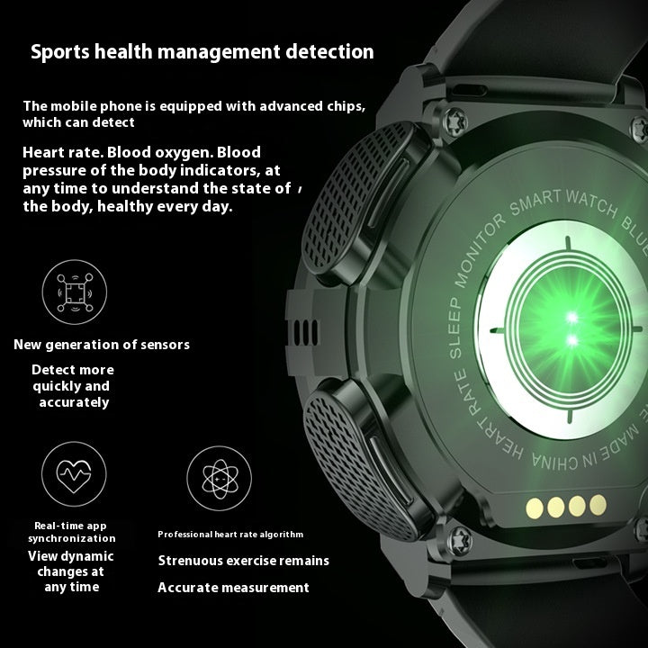 Sports TWS Earphone Heart Rate Smart Watch