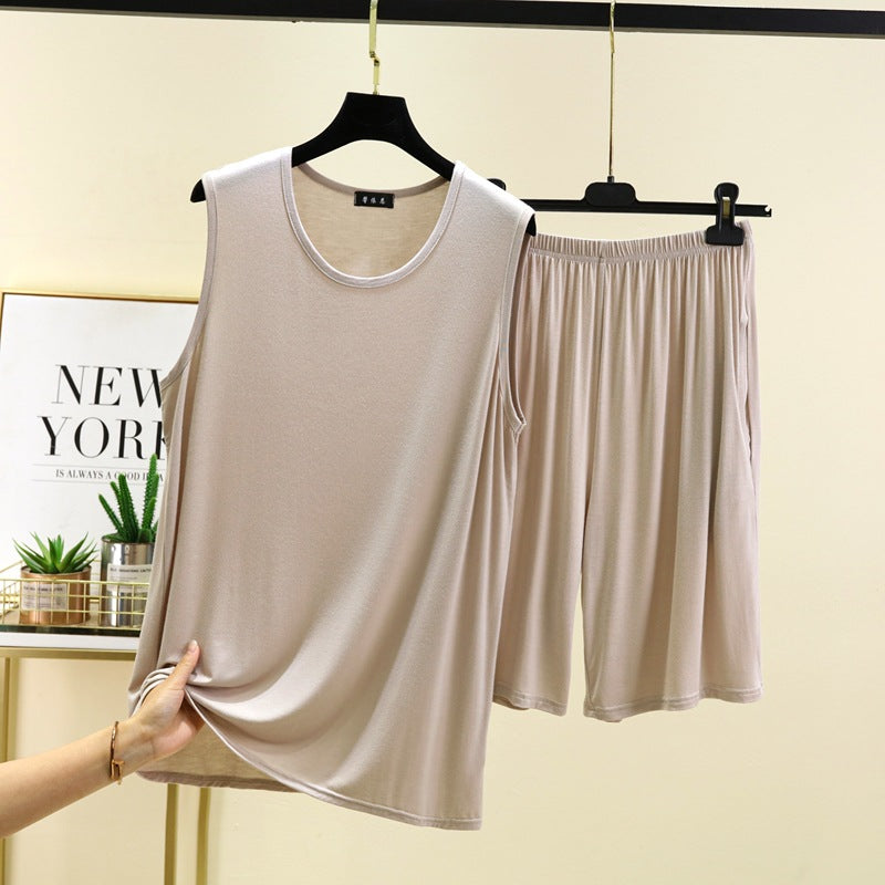 Plus Size Sleeveless Top and Shorts