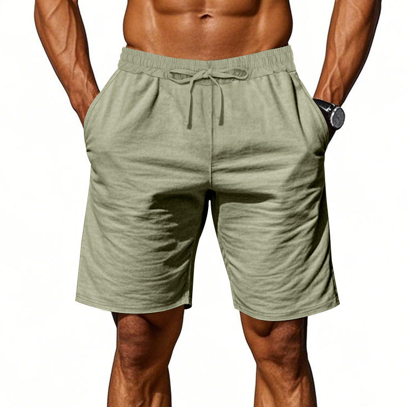 Short homme Summer Thin Beach Casual Loose Short cinq points Homme's Outer Wear