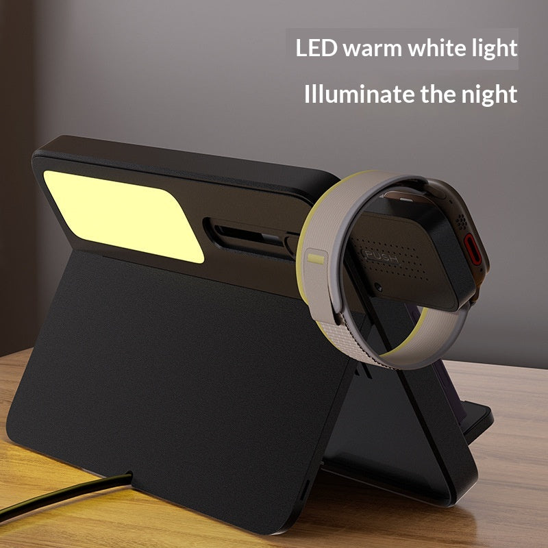 Chargeur sans fil magnétique à double appareil 30W avec indicateur LED pour recharge rapide