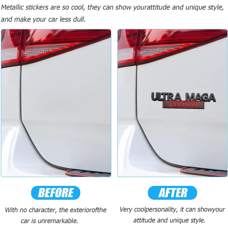 2pcs Ultra MAGA Edition Emblems