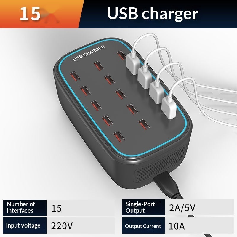 Chargeur USB multi-port universel pour téléphones portables