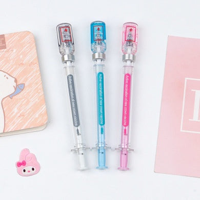 Vaccin stylo nouveau design créatif Sens gel stylo beau brosse étudiant