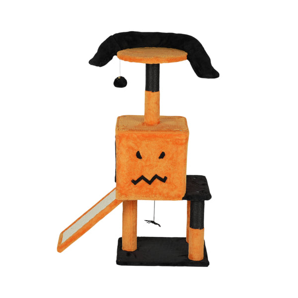 Arbre de chat d'Halloween de 39.4 pouces