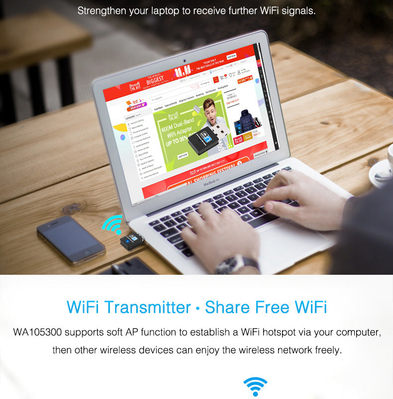 WIFI sans fil récepteur mini carte sans fil