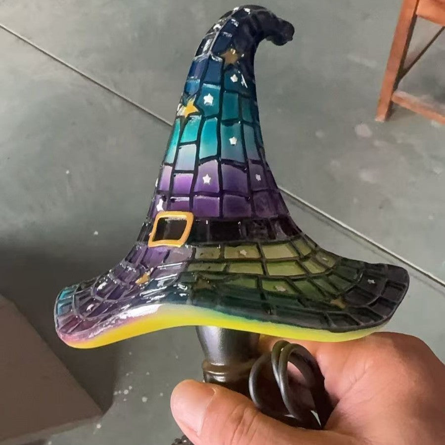 Lampe de nuit en résine d'Halloween - Lampe de table pour éclairage ambiant