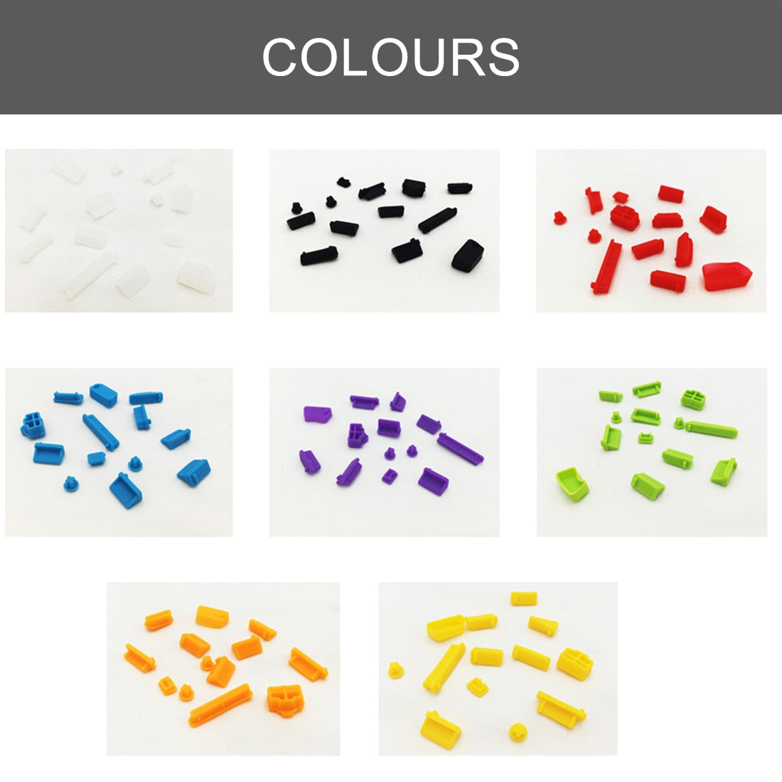 13Pcs Silicone Anti Dust Plug for Laptop