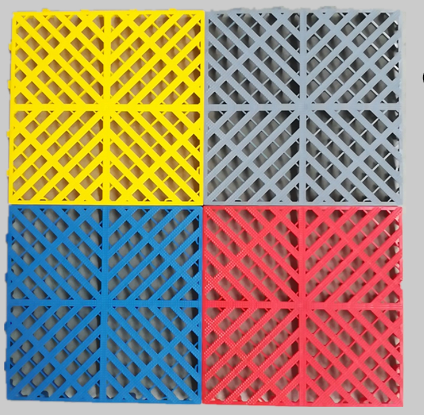 Salle de lavage de voiture en plastique Grille mosaïque