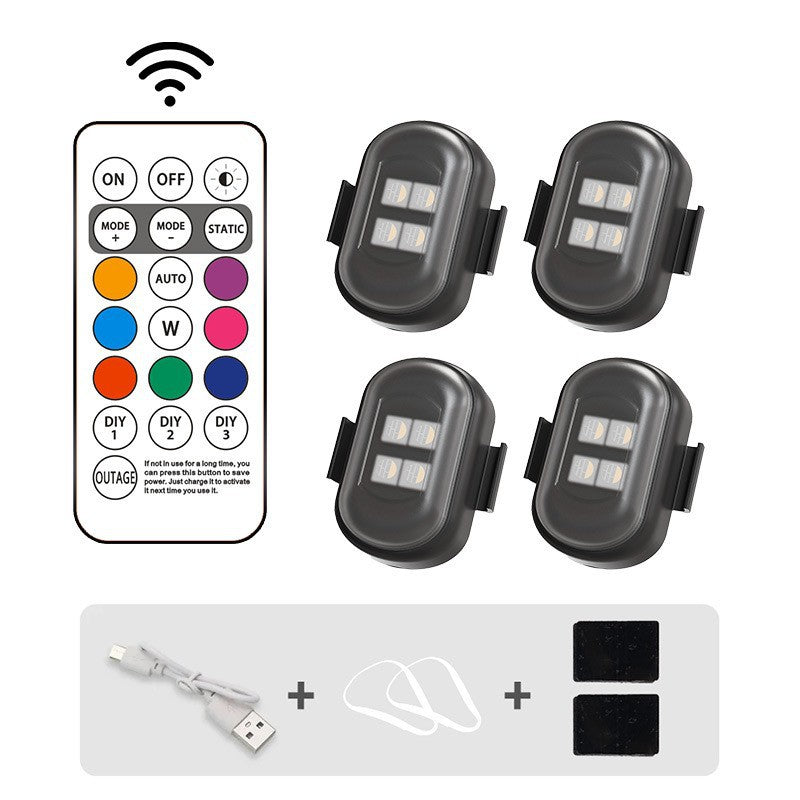 Avertissement de moto Light Cruise Light Led Wireless Remote Control Strobe Light